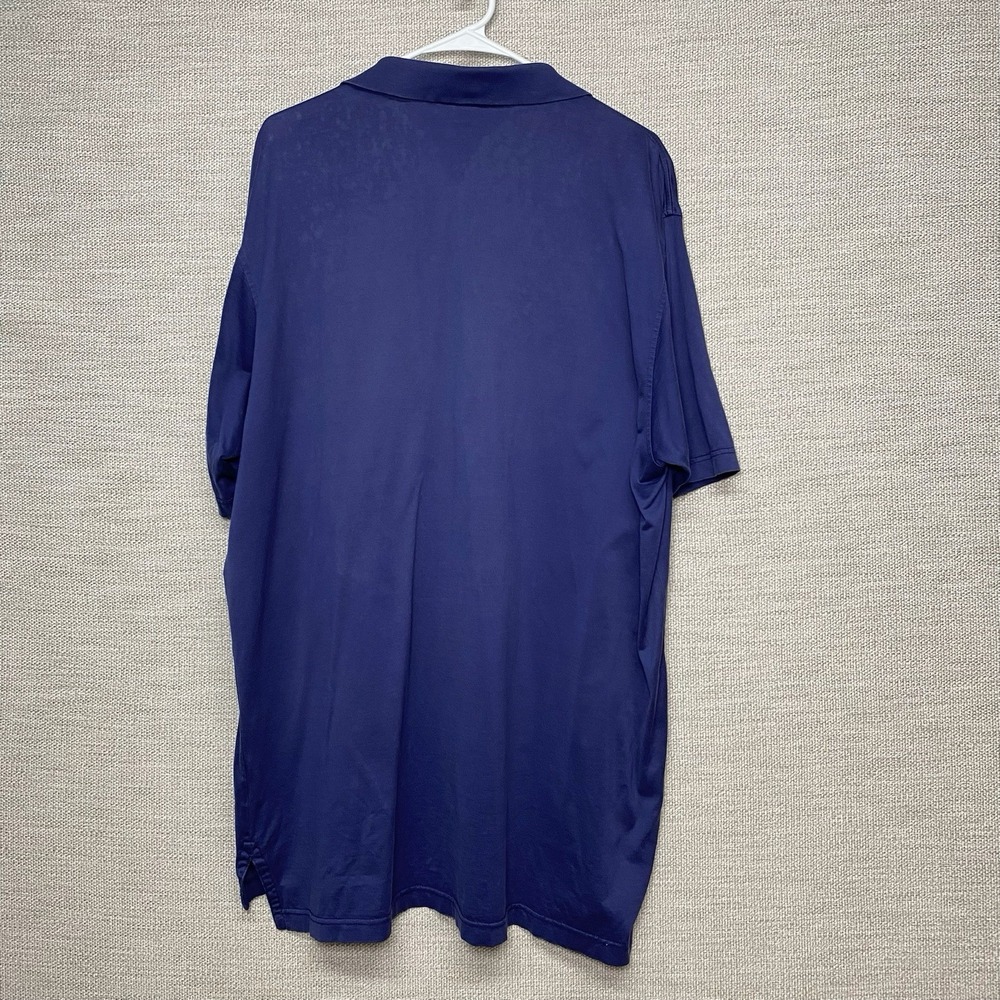 Sea Island Peter Millar Polo XL Mens Cotton Golf Solid Blue Purple - Picture 3 of 11
